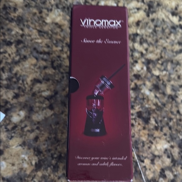 New Vinomax Handheld Wine Triple Aerator w/ Stand, 3 Piece Set - Picture 8 of 11